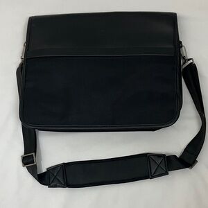 Black Men's Messenger Laptop 15” inch Bag